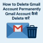 Step-by-step guide to permanently delete Gmail account Permanently in Hindi