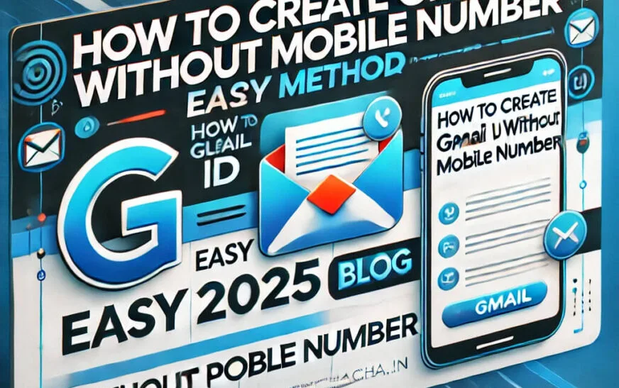 बिना मोबाइल नंबर के Gmail ID कैसे बनाएं – 2025 का आसान तरीका