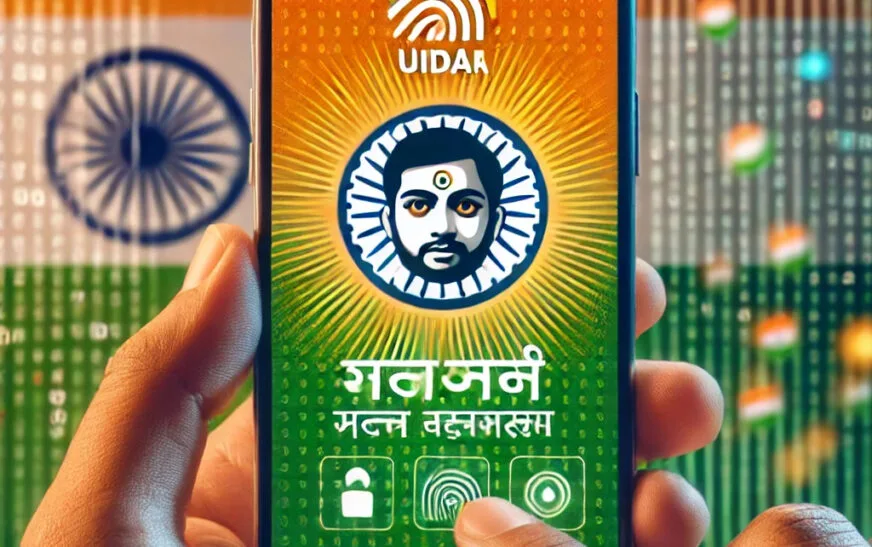 New Aadhar App 2025 UIDAI Face authentication with Hindi Interface