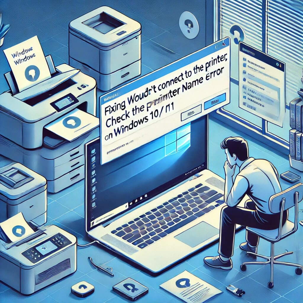 Fixing Windows Couldn’t Connect to the Printer, Check the Printer Name” Error on Windows 10/11