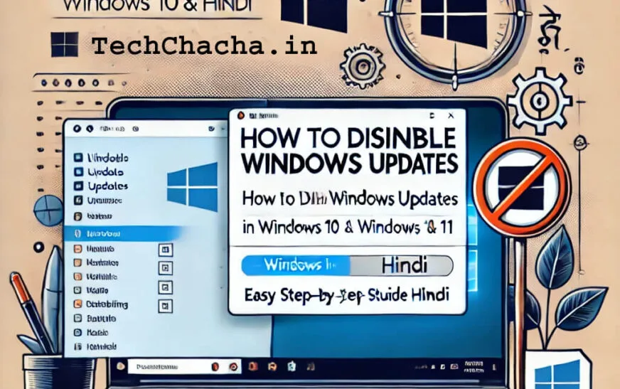 Disable updates in Windows 10 & 11 — TechCahca.in