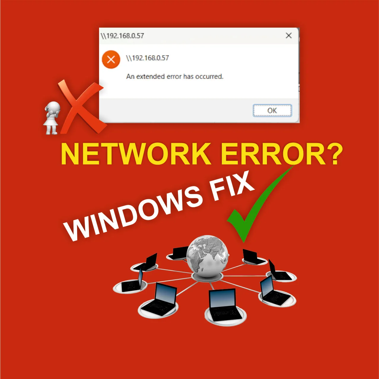 An Extended Error Has Occurred Fix in Windows 11/10 | Network Sharing Error Solution – Tech Chacha