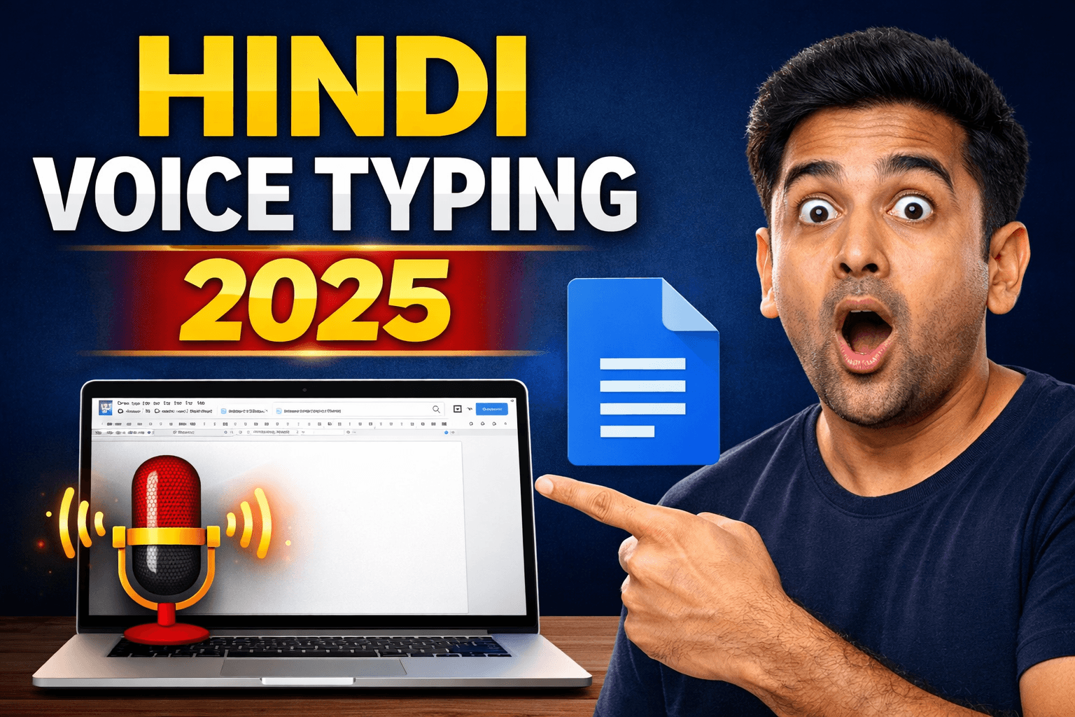 Computer Mein Hindi Voice Typing Kaise Kare 2026 | Google Docs Se Bolkar Hindi Typing
